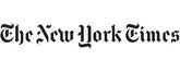 Black text reading "The New York Times" in a classic, serif font on a white background.